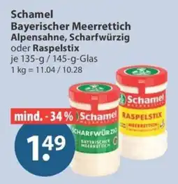 V Markt Schamel Bayerischer Meerrettich Angebot