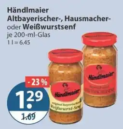 V Markt Händlmaier Weißwurstsenf Angebot