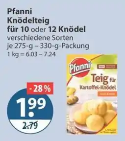 V Markt Pfanni Knödelteig Angebot
