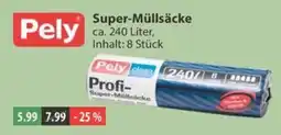 V Markt Pely Super-Müllsäcke Angebot