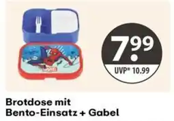 V Markt Brotdose mit Bento-Einsatz + Gabel Angebot