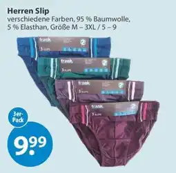 V Markt Herren Slip frank Angebot
