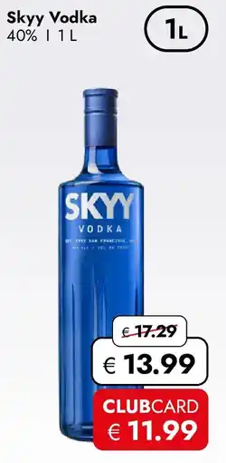Travel Free Skyy Vodka Angebot