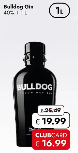 Travel Free Bulldog Gin Angebot
