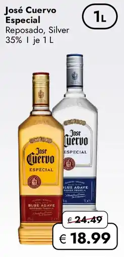Travel Free José Cuervo Especial Reposado, Silver Angebot