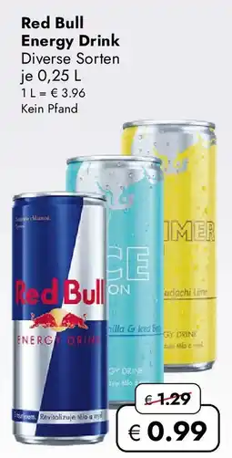Travel Free Red Bull Energy Drink Angebot