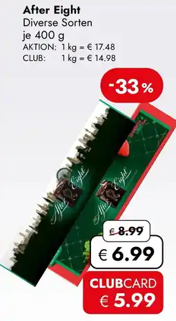 Travel Free After Eight Angebot