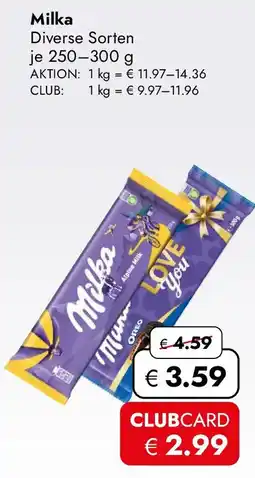 Travel Free Milka Angebot