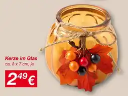 KiK Kerze im Glas Angebot