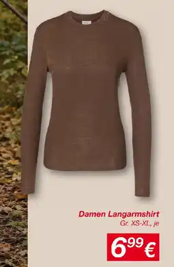 KiK Damen Langarmshirt Angebot