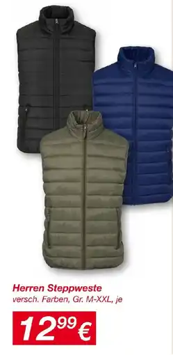 KiK Herren Steppweste Angebot