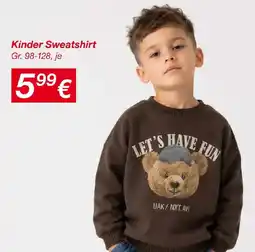 KiK Kinder Sweatshirt Angebot