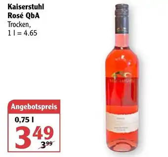 Globus Kaiserstuhl Rose QbA 750 ml Angebot