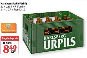 Globus Karlsberg Stubbi UrPils 20*330ml Angebot