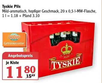 Globus Tyskie Pils 20*500 ml Angebot