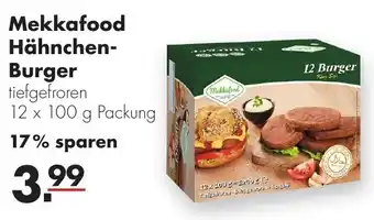 Handelshof Mekkafood Hähnchen Burger 12x100g Angebot