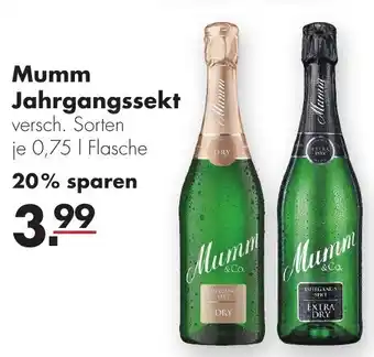 Handelshof Mumm Jahrgangssekt 0,75L Angebot