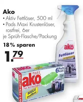 Handelshof Ako Aktiv Fettlöser/Pads Maxi Krustenlöser Angebot