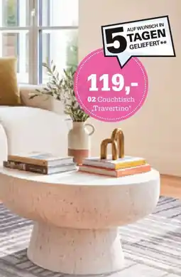 Höffner Couchtisch „Travertino" Angebot