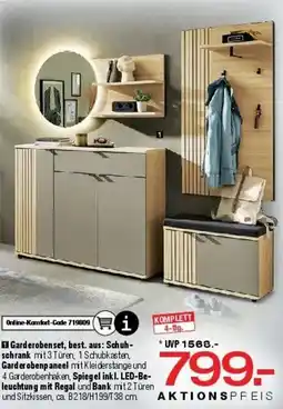 Ostermann Garderobenset, best. aus: Schuhschrank Angebot