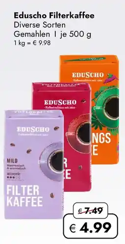Travel Free Eduscho Filterkaffee Angebot