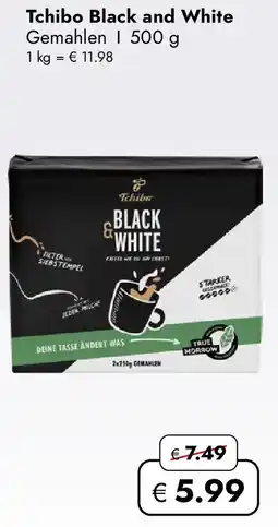 Travel Free Tchibo Black and White Gemahlen Angebot