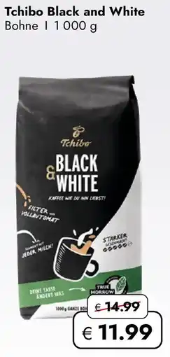 Travel Free Tchibo Black and White Bohnen Angebot