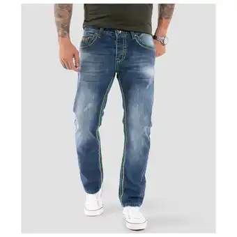 Netto Marken-Discount Rock Creek Jeans Comfort Fit dicke Nähte Loose Fit Angebot