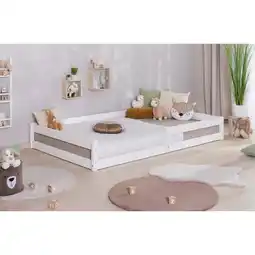 Netto Marken-Discount TiCAA Bodenbett „Emi“, Kinderbett, Jugendbett, Schlafzimmer, Kinderzimmer Angebot