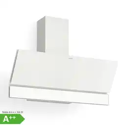 Netto Marken-Discount Velaire Dunstabzugshaube Edel, minimalistisch, kraftvoll Energieklasse A++ 820m³/h 90cm Weiß Angebot