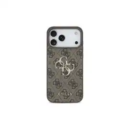 Netto Marken-Discount Guess 4G Big Logo kompatibel mit iPhone 17 Pro und 18 Pro Braun Angebot