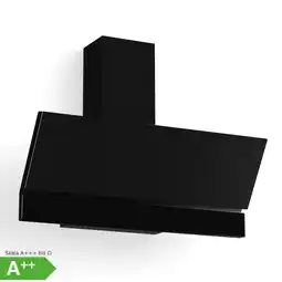 Netto Marken-Discount Velaire Dunstabzugshaube Edel, minimalistisch, kraftvoll Energieklasse A++ 820m³/h 90cm Schwarz Angebot