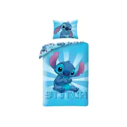 Netto Marken-Discount Disney Lilo & Stitch Bettwäsche 140 × 200 cm Baumwolle Bettbezug Angebot
