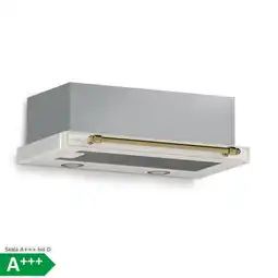 Netto Marken-Discount Victoria Ausfahrbare Dunstabzugshaube Elegant, Retro-inspiriert, Zeitlos EEC A++ 375m³/h 60cm Creme Angebot