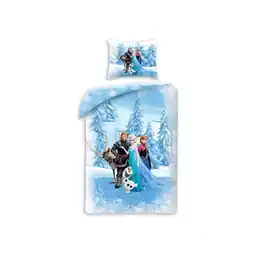 Netto Marken-Discount Disney Frozen Bettwäsche 140 × 200 cm Baumwolle Bettbezug Kissenbezug Angebot