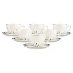 Netto Marken-Discount Seltmann Weiden Milchkaffeetassen mit Untertassen Savona Provence 340 ml 6er Set Angebot