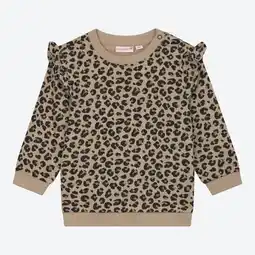 NKD Baby-Mädchen-Sweatshirt mit Rüschen und Leo-Print Angebot