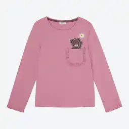 NKD Kinder-Mädchen-Langarmshirt aus Baumwolle mit Stickerei Angebot