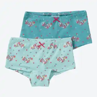 NKD Kinder-Mädchen-Panty mit hohem Baumwollanteil, 2er-Pack Angebot