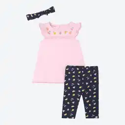 NKD Baby-Mädchen-Set mit Spitzenborte, 3-teilig Angebot
