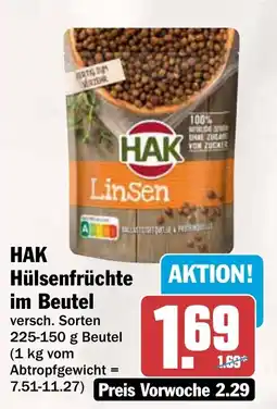 AEZ HAK Hülsenfrüchte im Beutel Angebot