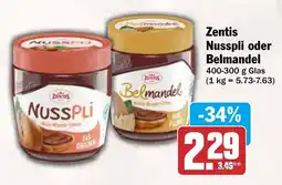 AEZ Zentis Nusspli oder Belmandel Angebot