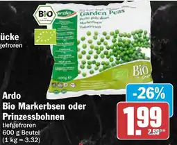 AEZ Ardo Bio Markerbsen oder Prinzessbohnen Angebot
