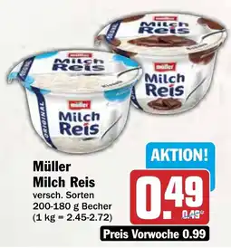 AEZ Müller Milch Reis Angebot