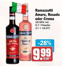 AEZ Ramazzotti Amaro, Rosado oder Crema Angebot
