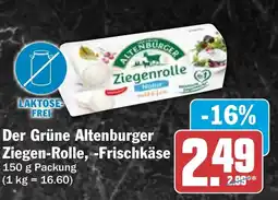 AEZ Der Grüne Altenburger Ziegen-Rolle, -Frischkäse Angebot