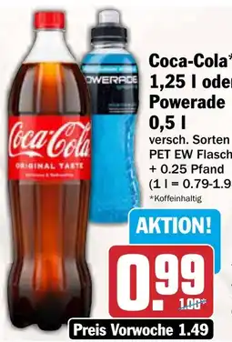 AEZ Coca-Cola Powerade Angebot