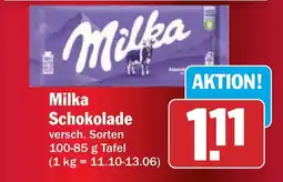 AEZ Milka Schokolade Angebot