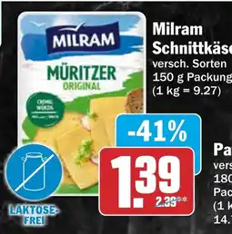 AEZ Milram Schnittkäse Angebot