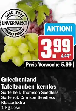 AEZ Griechenland Tafeltrauben kernlos Angebot